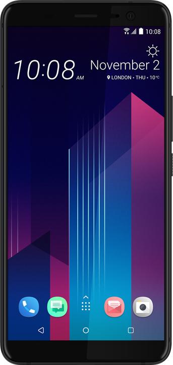 Produktbild HTC U11+ (128 GB, Translucent Black, 6", Hybrid Dual SIM, 4G)