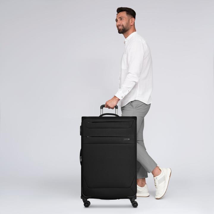 Actual product image Worldpack Chicago 4-wheel trolley L 78 cm with expansion fold (95 l)