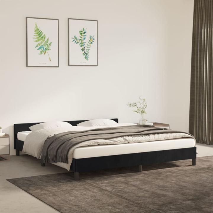 Image du produit vidaXL Bettgestell mit Kopfteil (160 x 200 cm)