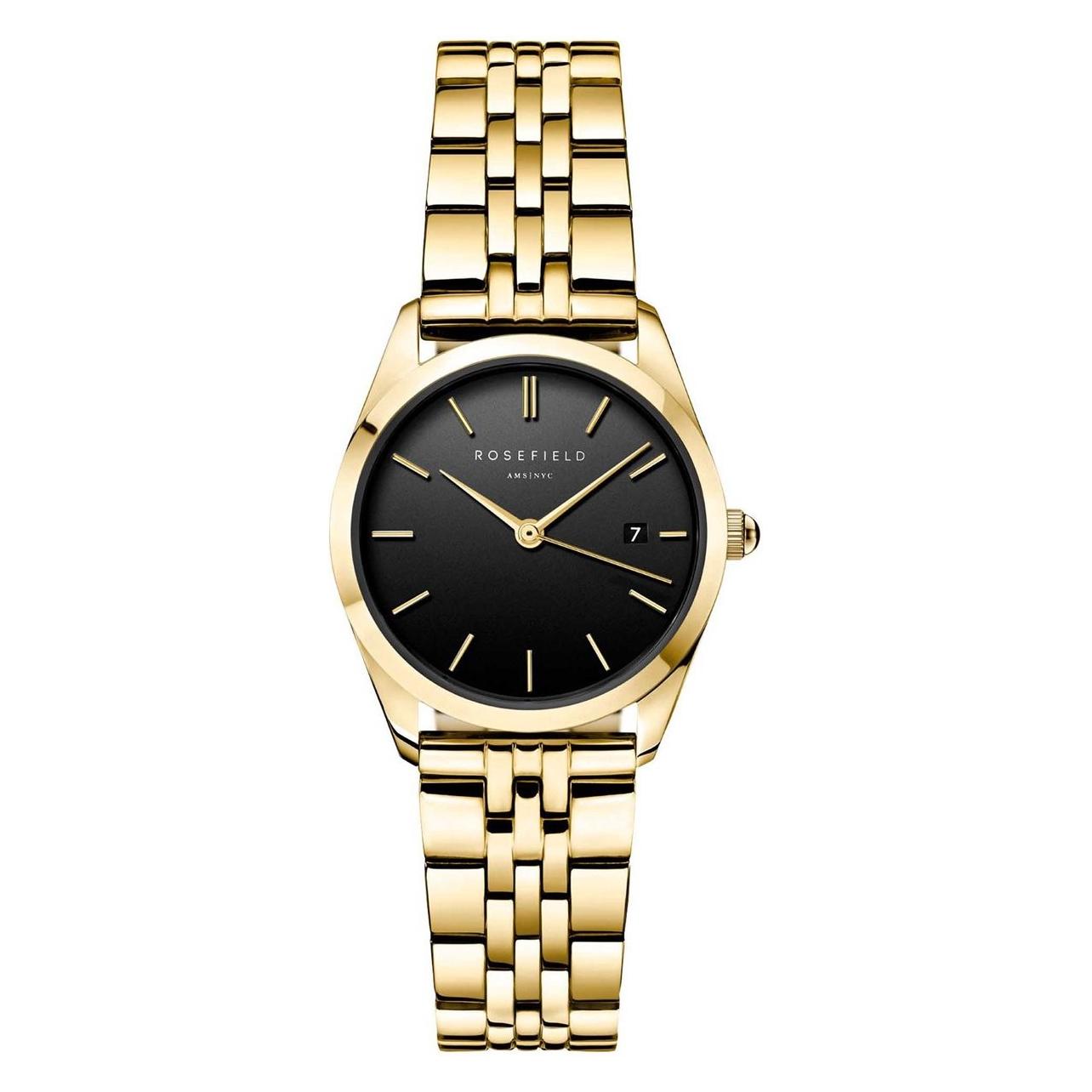 Rosefield, Armbanduhr, Abgsg-A19 - The Ace Xs - Horloge, Gold, Schwarz, (Analoguhr, 29 mm)