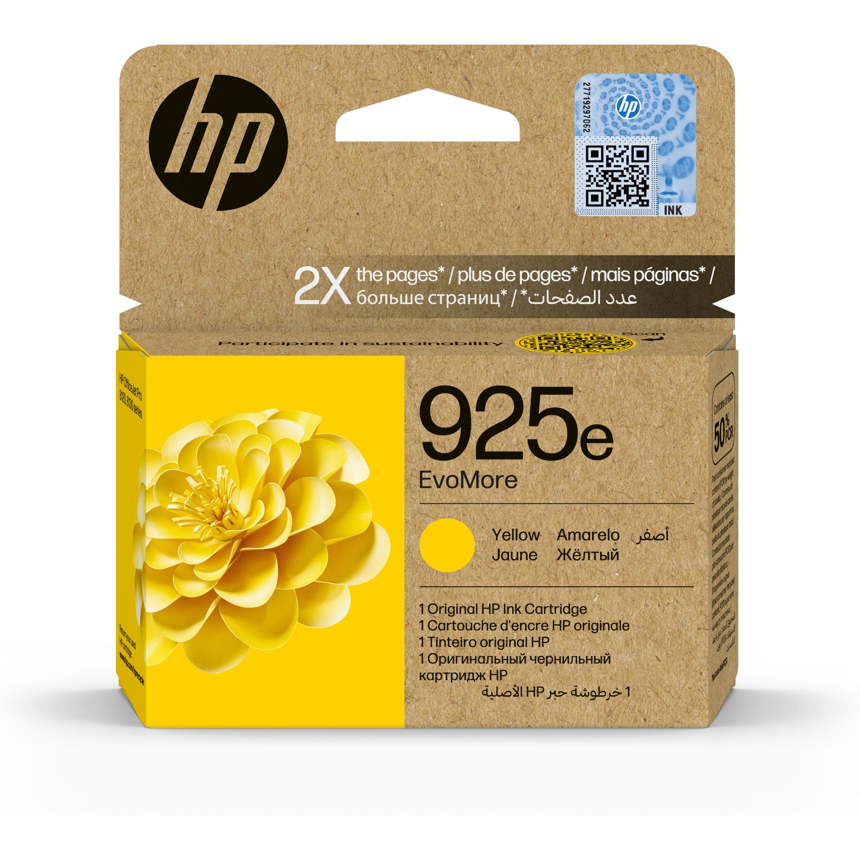 HP, Druckerpatrone, 925E EVOMORE YELLOW