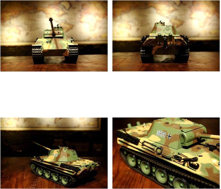 Immagine prodotto Es-toys Carro armato Heng Long RC Panther G 1:16 pro (RTR pronto all'uso)