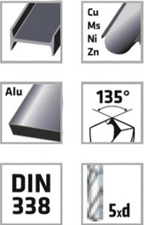 Actual product image Alpen HSS twist drill short (6.8 mm)