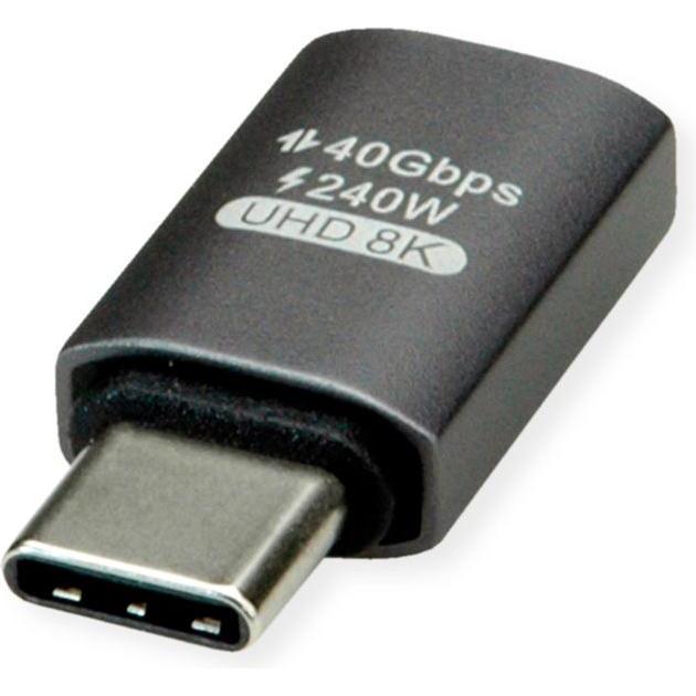 Roline 12.03.2931 (USB Typ-C), Data + Video Adapter, Silber