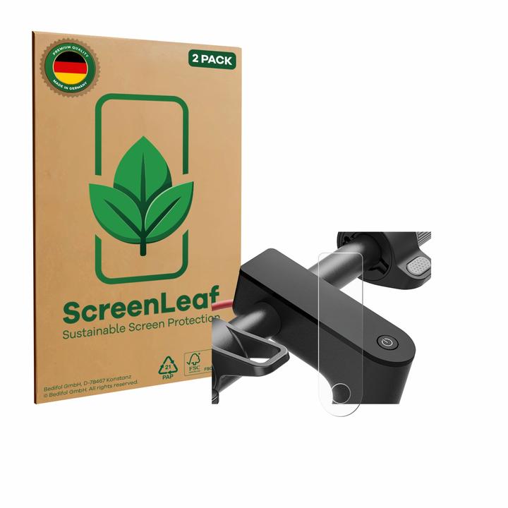 ScreenLeaf Schutzfolie nachhaltiger Displayschutz Display Schutz Folie Klar Transparent