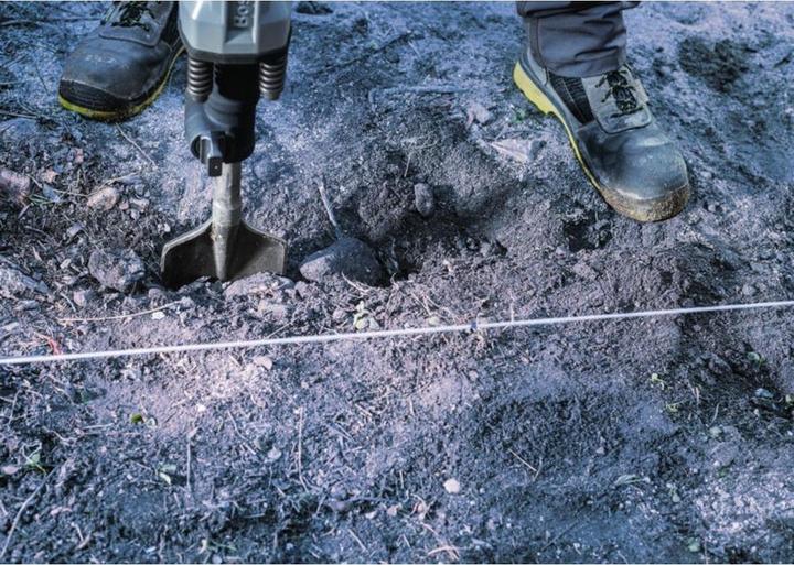 Produktbild Bosch Professional Zubehör PRO HEX 30-4C Spatmeissel, gerundet, 135 x 400 mm (135 mm)