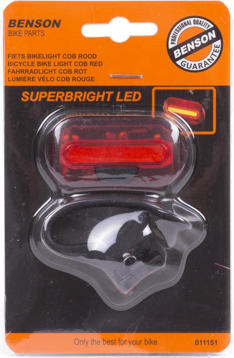 Produktbild Benson Fahrradlicht COB Rot