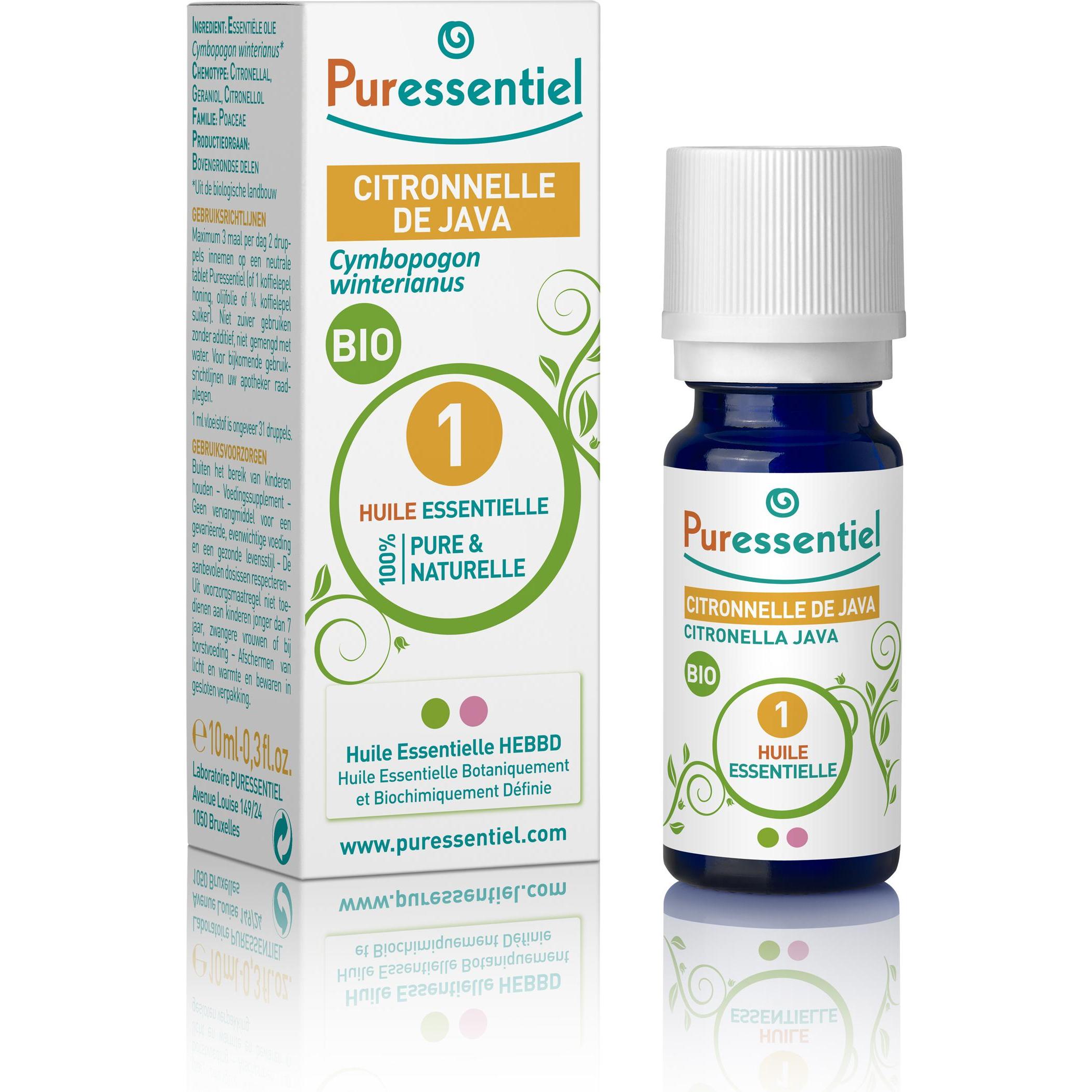 Puressentiel, Ätherische Öle, Java Zitronell Ätherisches Öl Bio