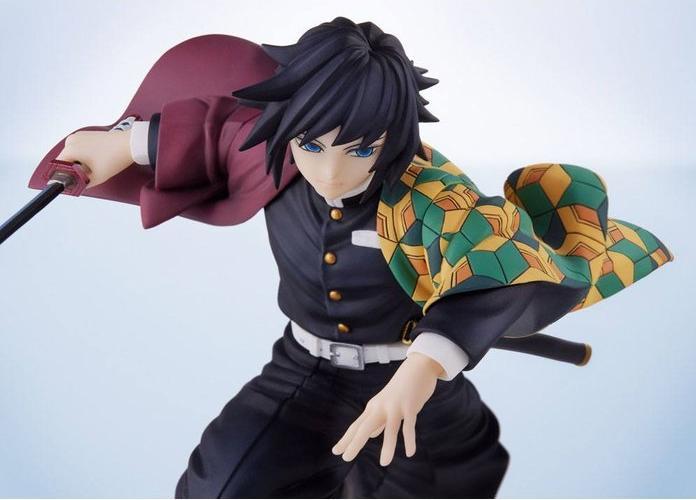 Actual product image Aniplex Statua Demon Slayer Giyu Tomioka Cono Fig 14 cm