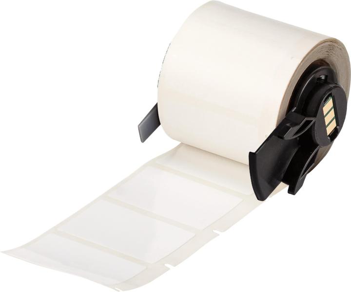 Actual product image Brady M6-31-423, polyester, white, glossy, 38.10 x 25.40 mm, permanent (250 pcs.) (4.60 cm)