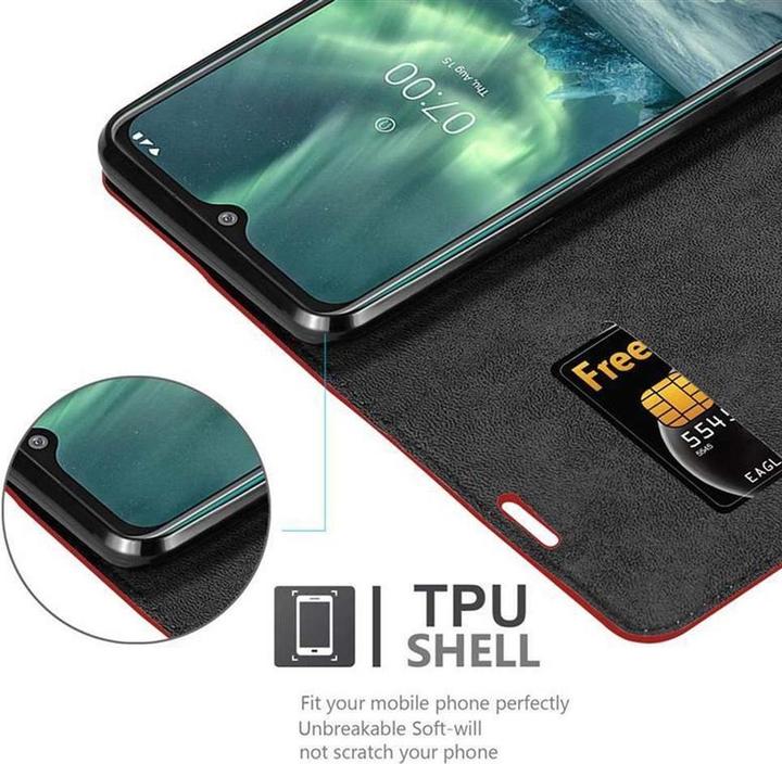 Productafbeelding Cadorabo Boek Onzichtbare Magneethoes (Nokia 7.2)