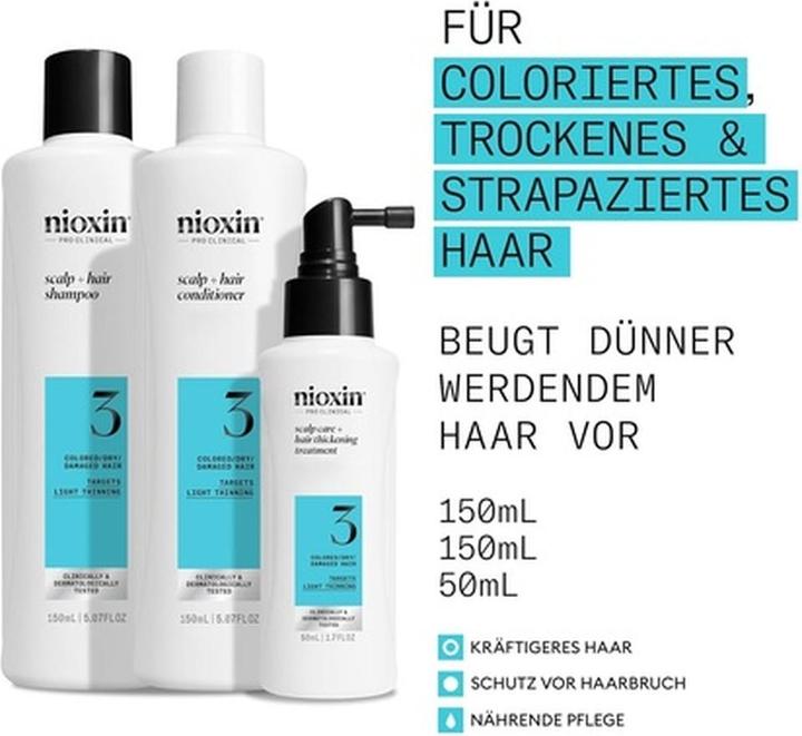 Image du produit Nioxin Scalp + Hair Thickening System 3 (Kit de soins capillaires)