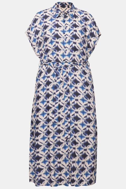 Produktbild Studio Untold Maxikleid, oversized, Batik-Print, Hemdkragen, Halbarm (54)