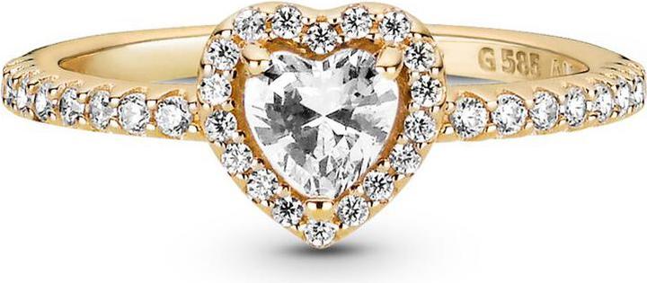 Produktbild Pandora Erhabenes Herz Schmuckring (10, 50, 585/14 K Gold)