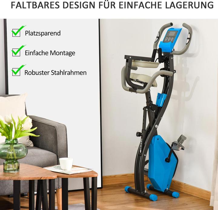 Actual product image Homcom Bike trainer with LCD display