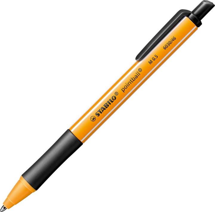 Produktbild STABILO pointball Druck-Kugelschreiber (Schwarz, 1 x)