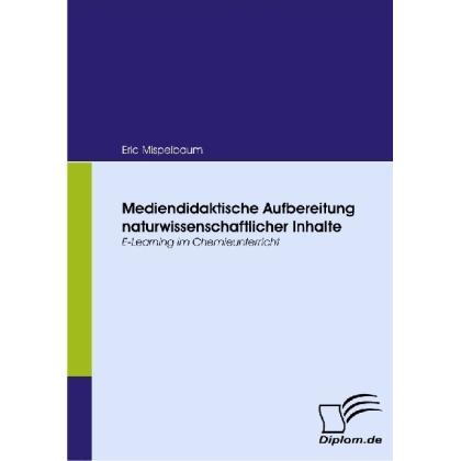 Mediendidaktische Aufbereitung naturwissenschaftlicher Inhalte, Fachbücher