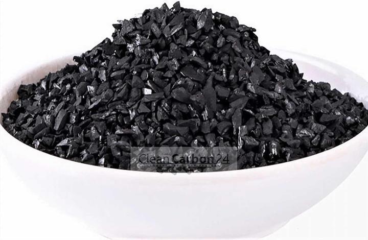 Actual product image Clean Carbon 24 5 litres of activated carbon granules made from coconut shells (5x)