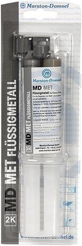 Marston-Domsel 2K epoxy vloeibaar metaal MD MET 35 g dubbele spuit MARSTON