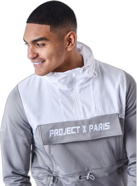 Produktbild Project X Paris zweifarbiges kapuzensweatshirt im windbreaker-stil (XL)
