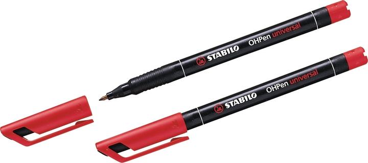Produktbild STABILO OHPen universal Folienstift permanent (Rot, 0.70 mm, 1 x)