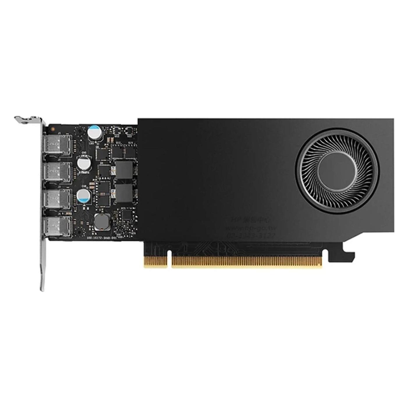 HP NVIDIA RTX A400 4 GB with Mini Bracket 4mDP Graphics (4 GB, GDDR6), Grafikkarte