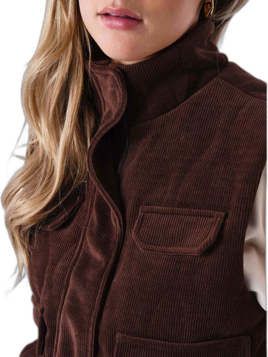 Produktbild Project X Paris daunenweste mit samteffekt, damen (XS)