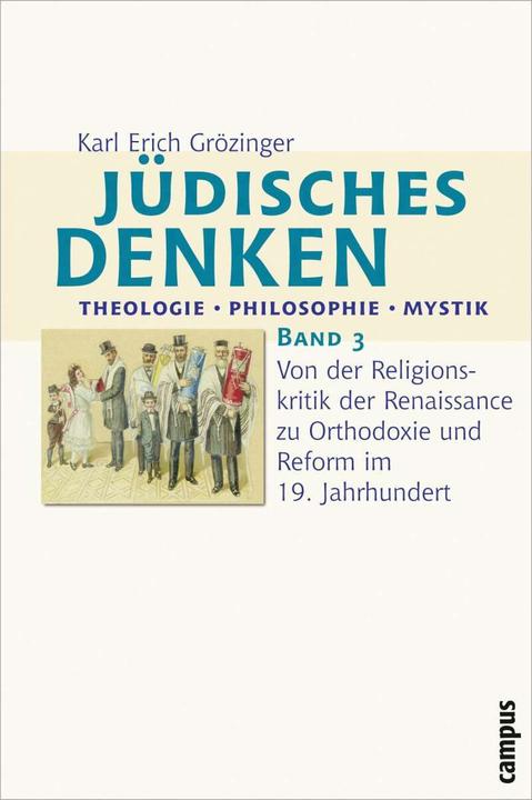 Produktbild Jüdisches Denken: Theologie - Philosophie - Mystik 3 (Deutsch, Karl Erich Grözinger, 2021)