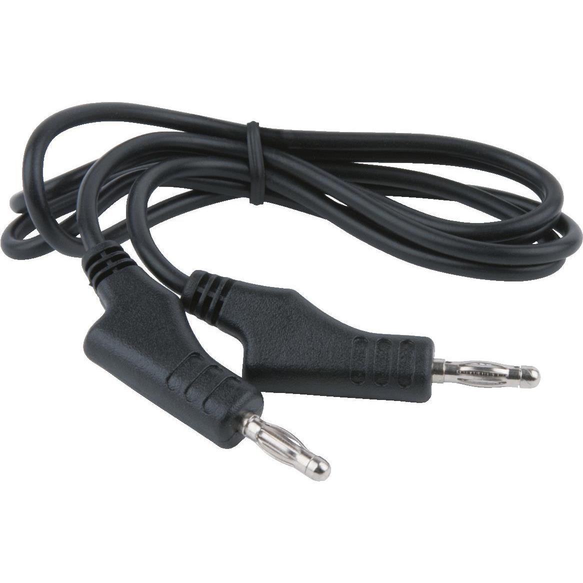 KS Tools, Messleitung, Messleitungs-Verlängerung mit Doppel Stecker und zusätzlicher Buchse 1.100 mm (schwarz)