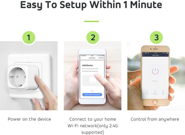 Produktbild Greenblue Remote controlled WIFI socket GB705