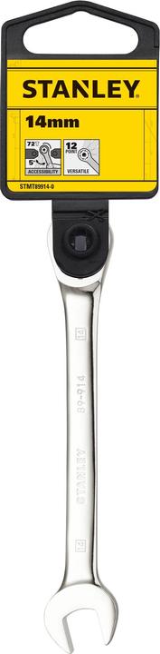 Actual product image Stanley Ratchet ring spanner (14 mm)