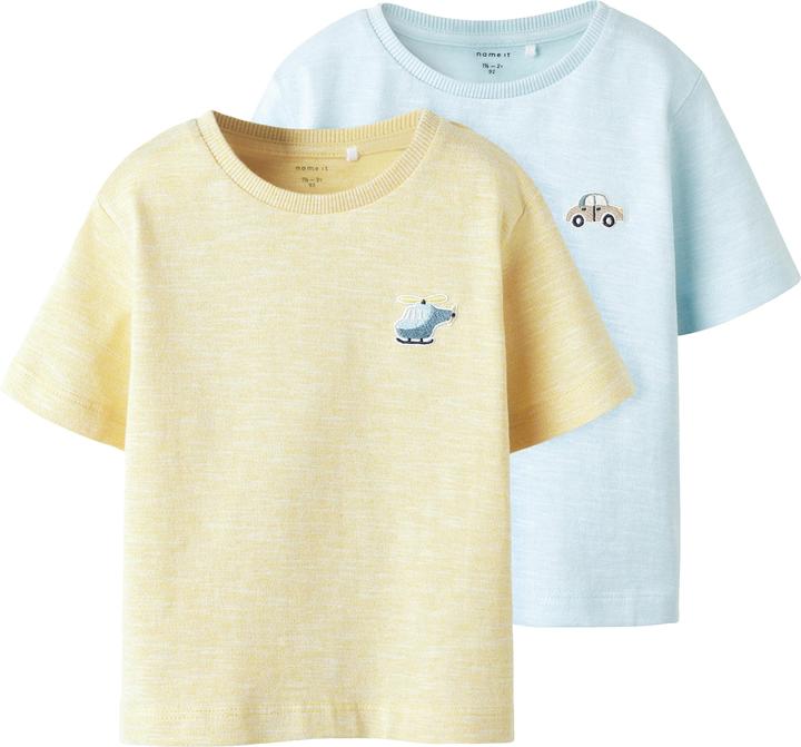Produktbild Name it T-Shirt FREDERY Kurzarmshirt 2er Pack (122, 128)