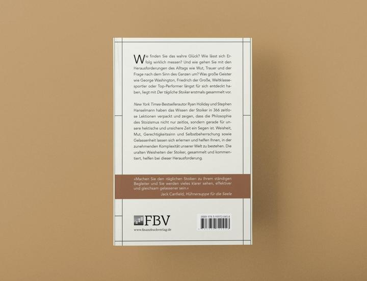 Image du produit Der tägliche Stoiker (Allemand, Ryan Holiday, 2017)