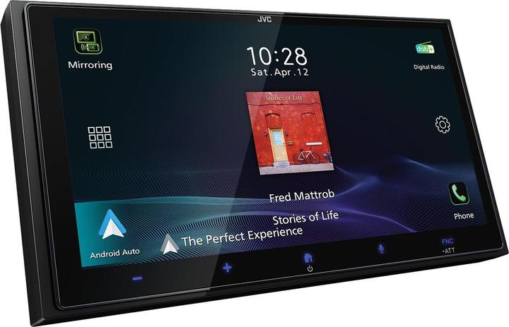 Actual product image JVC KW-M795DBW (Android car, Apple Carplay)
