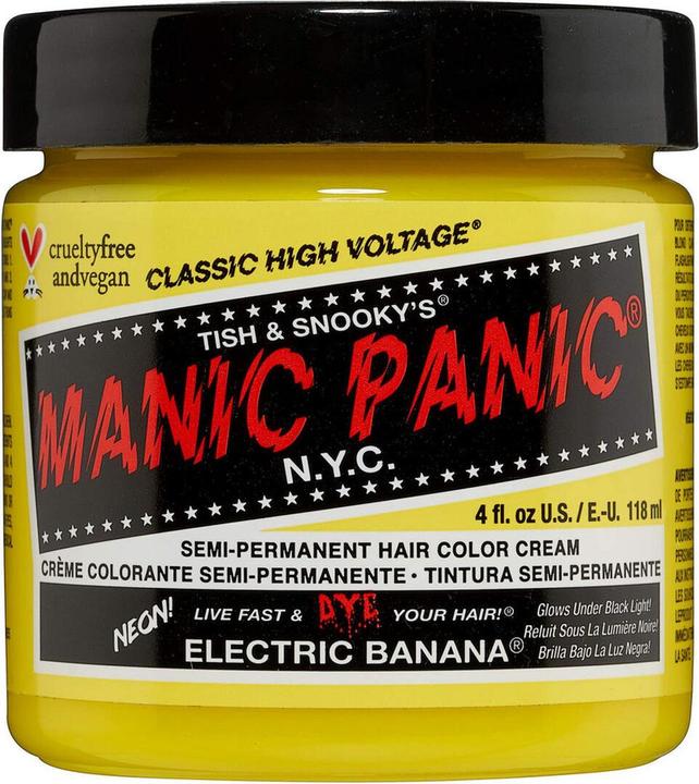 Actual product image Skybound Electric Banana Classic Creme Vegan Cruelty Free Yellow Semi Permanent Hair Dye 118ml (Electric Banana)