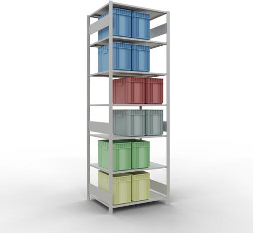 Actual product image Schulte Lagertechnik MULTIplus150 basic racking system with length ledgers