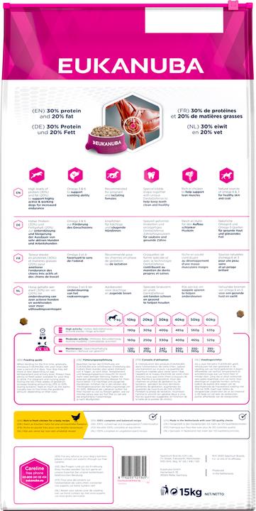 Image du produit Eukanuba Adulte Premium Performance Working & Endurance (Adulte, 1 pcs, 15000 g)