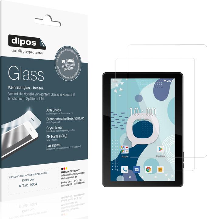 Actual product image Dipos Anti-Shock Screen Protector Clear (Konrow K-TAB 1004)