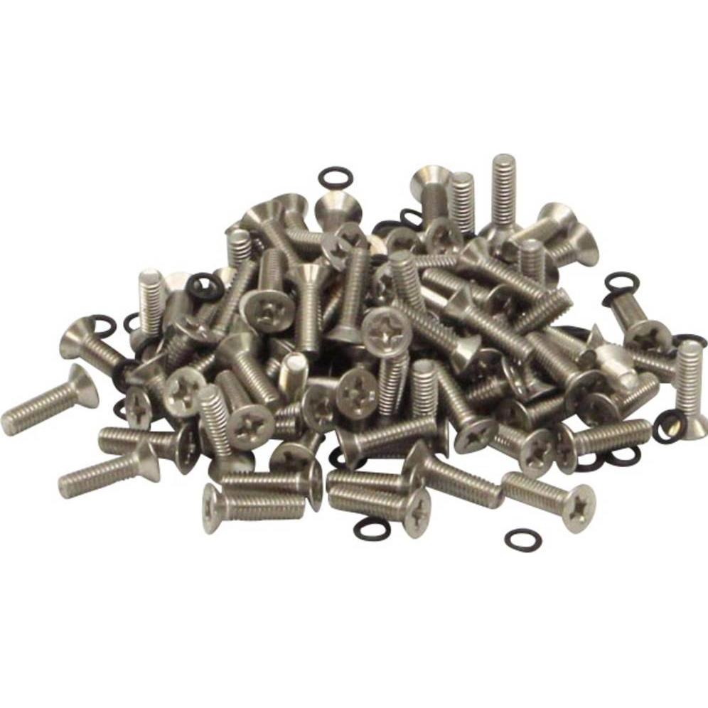 Hammond 1550WMS100 Ersatzschraube Edelstahl Natur 100St., Elektronikzubehör + Gehäuse