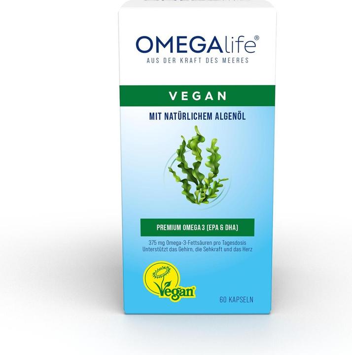 Actual product image Omega-Life Algae oil (60 pcs., Capsules, 63 g)