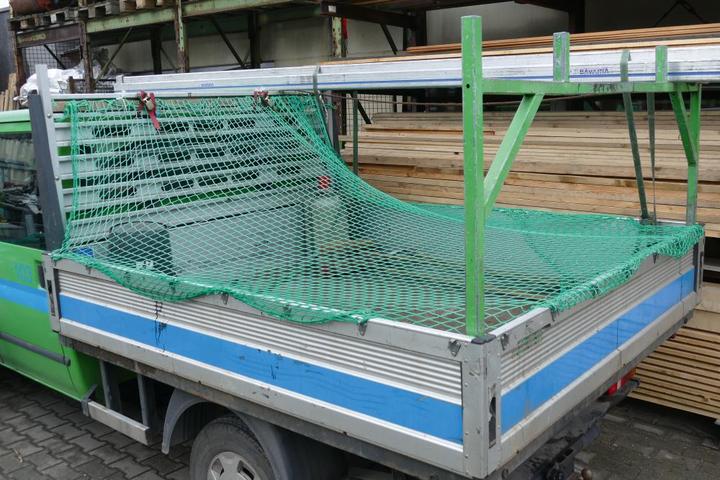 Actual product image HP Autozubehör Container net Length 4 x width 3.0 m, thickness 3 mm Polypropylene, green Mesh size 45 mm