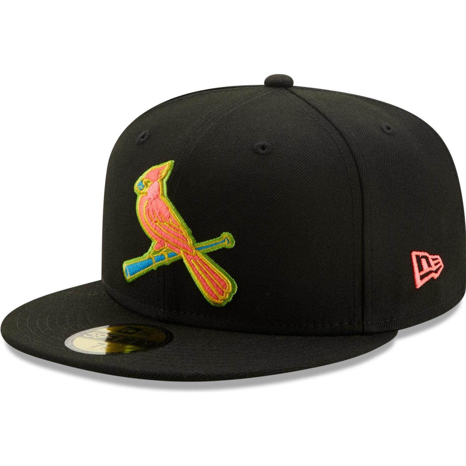 New Era, Herren, Cap, 59Fifty Cap - FANATIC St. Louis Cardinals - 7 1/4, Schwarz, (7 1/4)