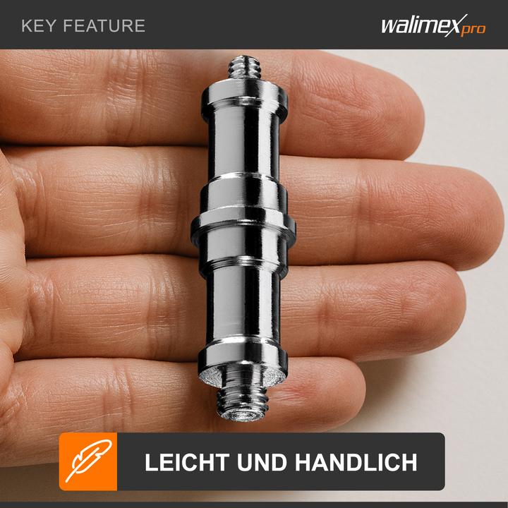 Produktbild Walimex Spigot 3/8 Zoll - 1/4 Zoll (Stativadapter)