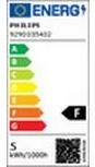 Energie-Label Philips LED Lampe (E27, 4.90 W, 470 lm, 3 x, F)
