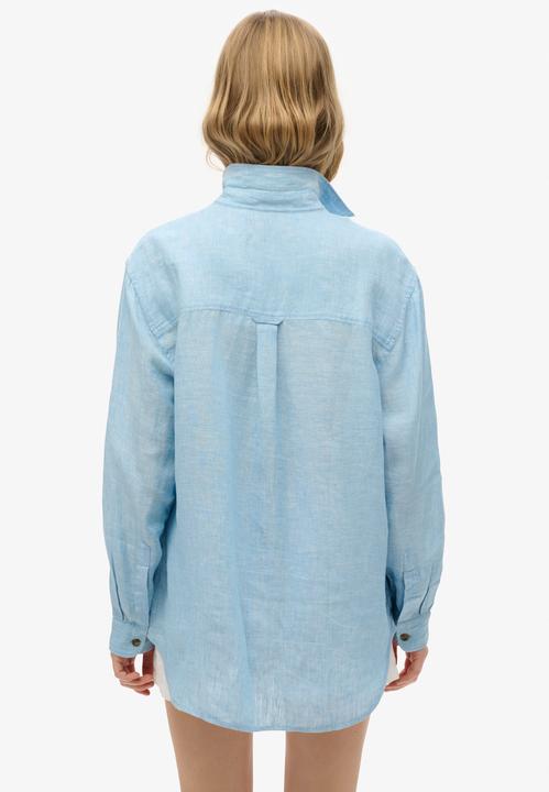 Immagine prodotto Superdry Lässiges Hemd aus Leinen im Boyfriend-Stil (XS)