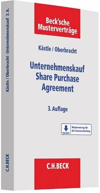 Produktbild Unternehmenskauf - Share Purchase Agreement (Deutsch, Florian Kästle, 2018)