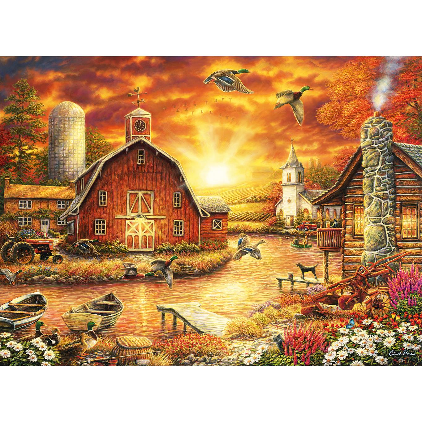 Thumbnail - Teka Puzzle 3000 pieces Chuck Pinson - Honey Drip Farm (3000 Teile)