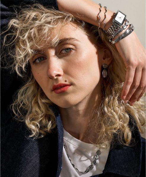 Actual product image Skagen Anja Pebbles bracelet (21.60 cm, Stainless steel)