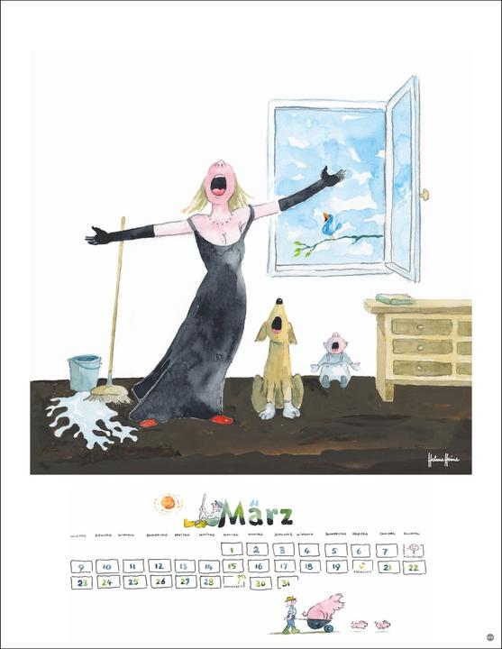 Immagine prodotto Helme Heine: Edition Kalender 2026 (34 x 44 cm, Copertina rigida, Tedesco)