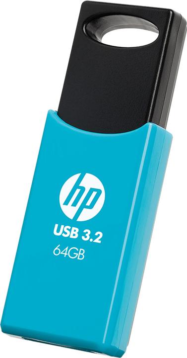 Actual product image HP 64GB 712w Blue USB 3.2 Flash Drive (64 GB, USB-A)